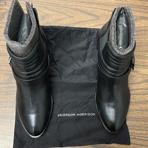 Sigerson Morrison Kabira Black Booties (Never Worn)